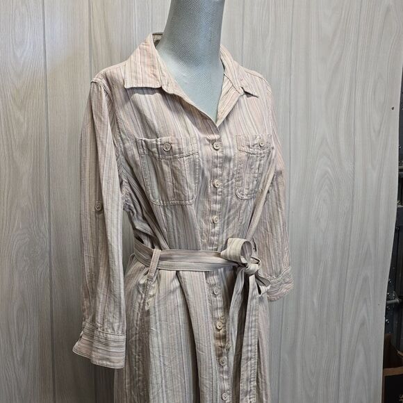 L.L. Bean | Button-down Shirt Dress - Picture 2 of 7